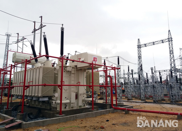 Trạm biến áp 220 kV Ngũ Hành Sơn đã hoàn thành và đưa vào vận hành.