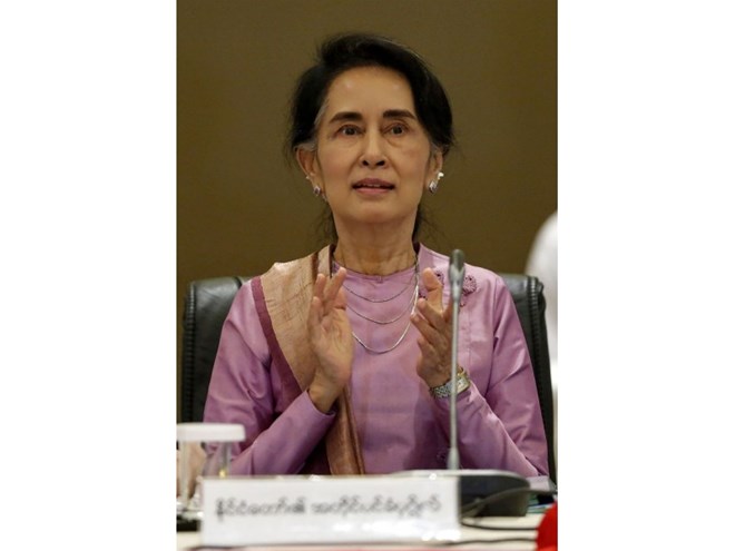 Myanmar's State Counselor Aung San Suu Kyi (Source: http://www.bt.com.bn)