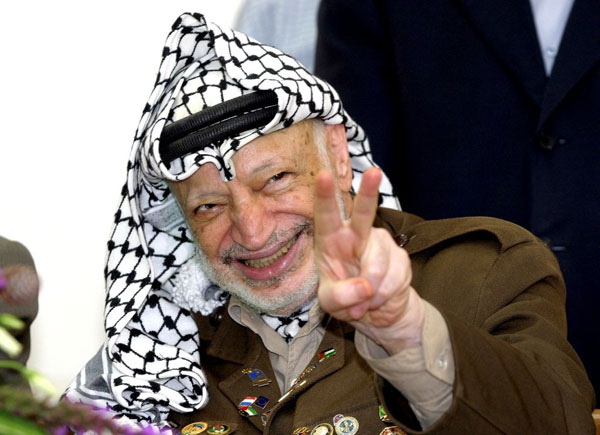 Tổng thống Yasser Arafat qua đời ngày 11-11-2004 tại Paris (Pháp). Ảnh: AFP