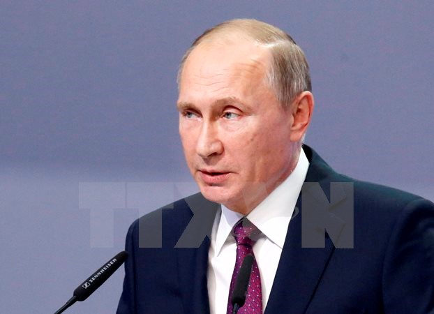 Tổng thống Nga Vladimir Putin. (Nguồn: EPA/TTXVN)