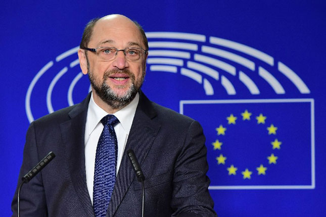 Ông Martin Schulz làm Chủ tịch Nghị viện châu Âu từ năm 2012.                            Ảnh: AFP