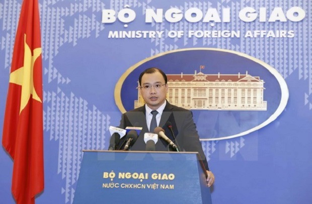 Foreign ministry's spokesperson Le Hai Binh (Source: VNA) 