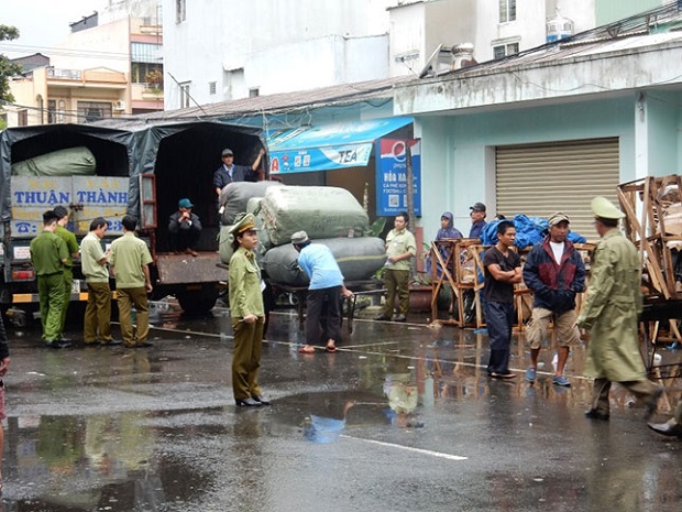  The freight being seized