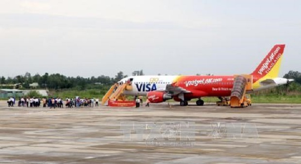 Vietjet's airplane. (Photo: VNA)