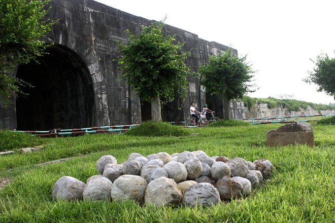 Part of the Ho dynasty citadel (Photo: VNA)