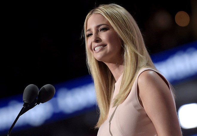 Ivanka, con gái của tổng thống đắc cử Mỹ Donald Trump. (Nguồn: AFP/Getty Images)