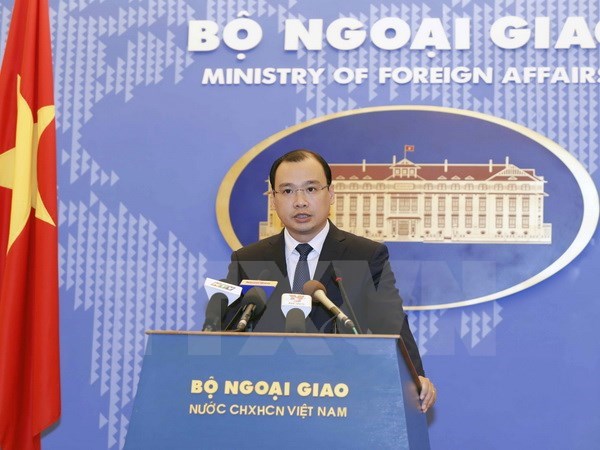 Foreign Ministry Spokesman Le Hai Binh (Photo: VNA)