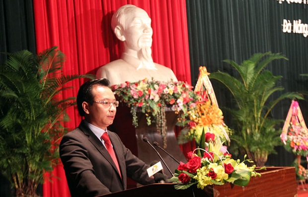 Secretary Anh addressing the event 