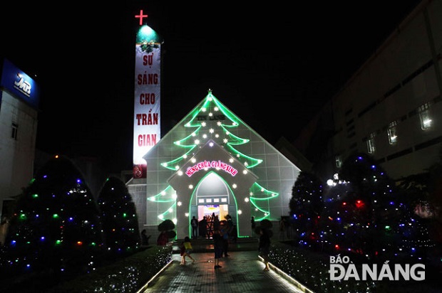 Impressive decoration at a local church