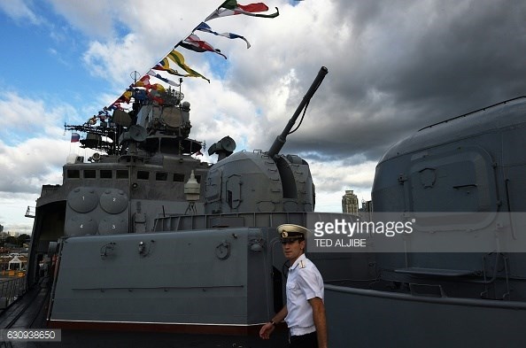 The Russian anti-submarine destroyer “Admiral Tributs”.(Photo: GettyImages)