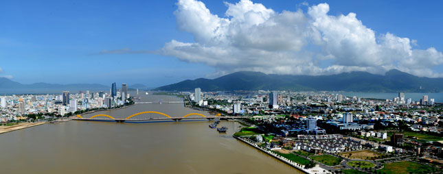 A panoramic view of Da Nang