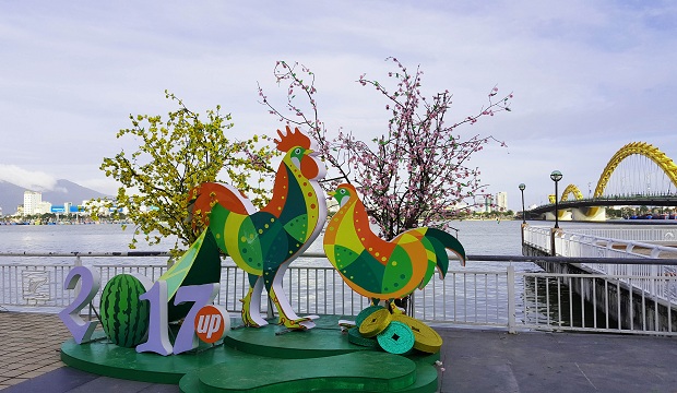 Roosters - the mascot of Lunar New Year 2017