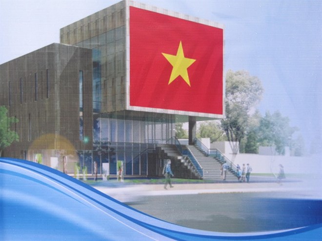 A design of the Hoang Sa (Paracels) Museum under construction in Da Nang. (Photo: VNA)