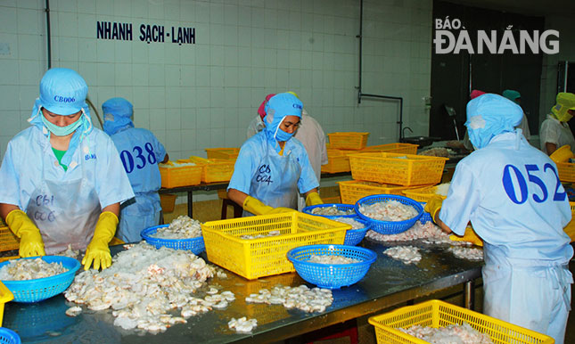 Sản xuất tại Công ty CP Thủy sản và Thương mại Thuận Phước. 