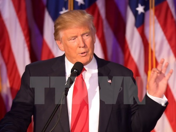 Tổng thống mới đắc cử Donald Trump. (Nguồn: AFP/TTXVN)