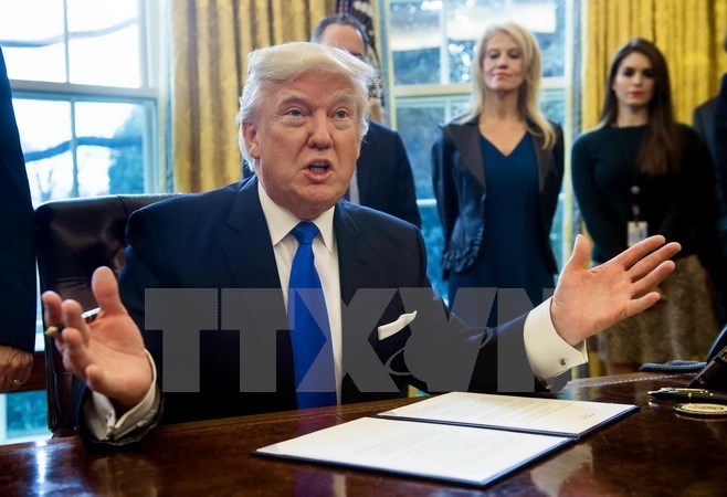 Tổng thống Mỹ Donald Trump. (Nguồn: AFP/TTXVN)