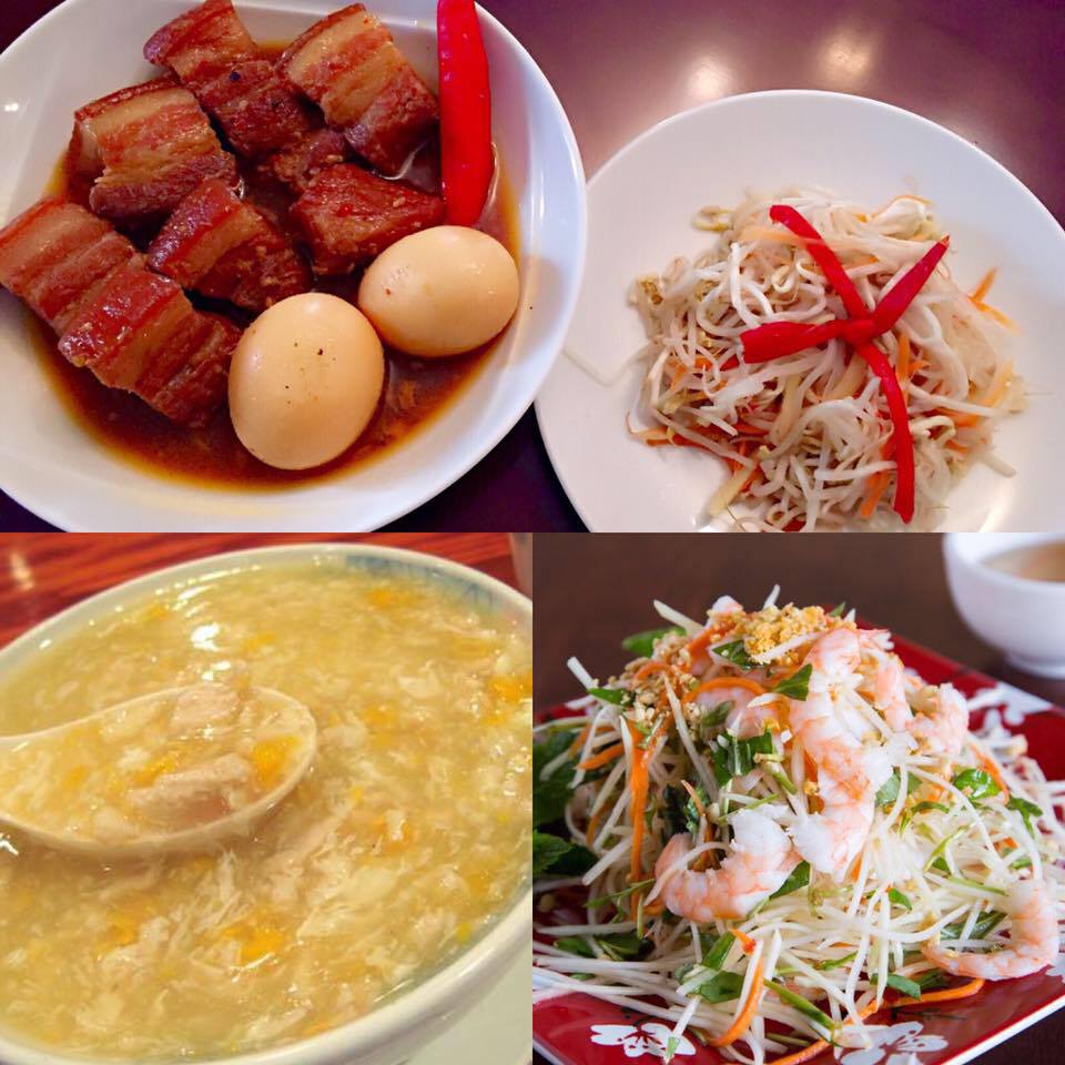 Photos of Vietnamese dishes made by To Van Anh Kiet posted on his Facebook page
