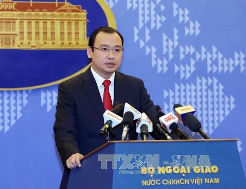 Foreign Ministry Spokesperson Le Hai Binh (Photo: VNA)