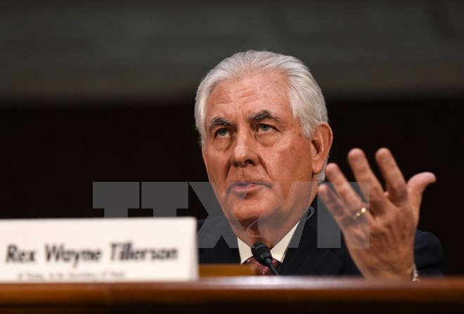 Ngoại trưởng Mỹ Rex Tillerson. (Nguồn: THX/TTXVN)