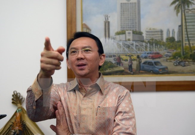 Jakarta Governor Basuki Tjahaja Purnama (Photo: AFP/VNA)