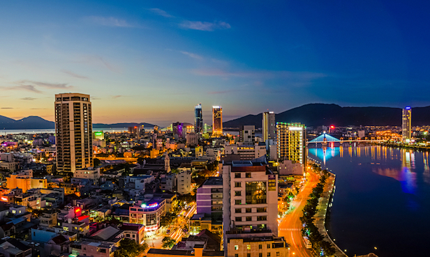 Da Nang from above. Photo by VnExpress Photo Contest/Le Quang Thien 