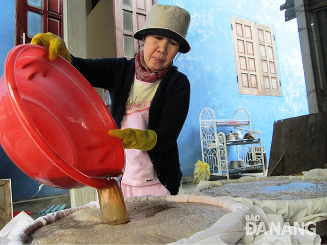 A fish sauce-making establishment in Lien Chieu District