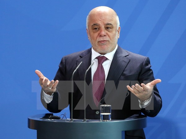 Thủ tướng Iraq Haider al-Abadi. (Ảnh: AFP/TTXVN)