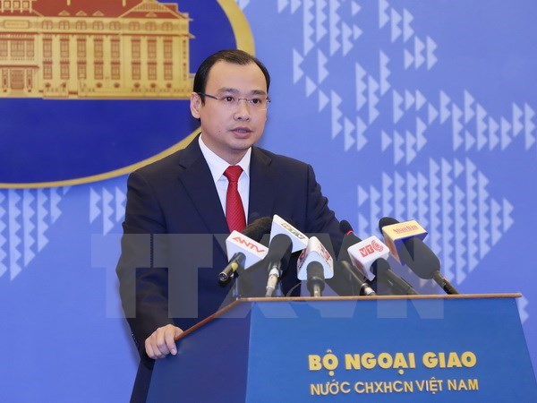 Foreign Ministry’s spokesman Le Hai Binh (Source: VNA) 