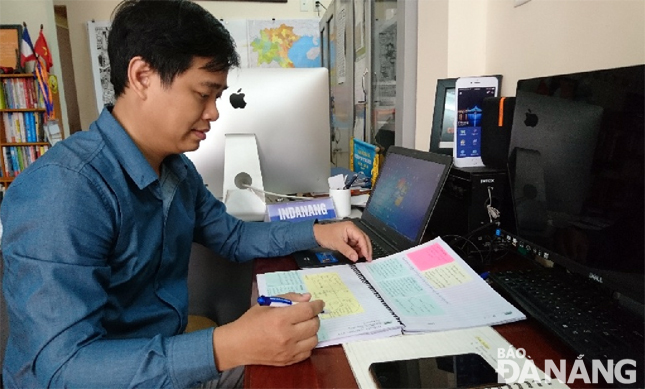 Nguyễn Văn Chương, người sáng lập dự án inDaNang. Ảnh: H.N