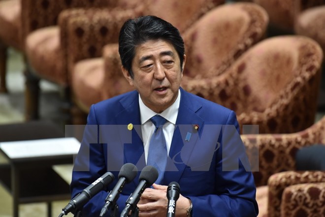 Thủ tướng Nhật Bản Shinzo Abe. (Nguồn: AFP/TTXVN)