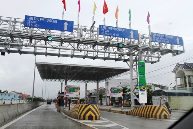 Hòa Phước toll station. – Photo courtesy of VETC Company Read more at http://vietnamnews.vn/society/372508/electronic-toll-collection-to-be-installed-in-central-region.html#8GgPYFPAx6YbWJtj.99