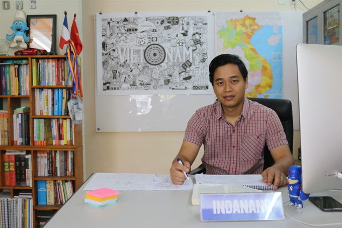 The idea of the 'inDanang' app came about when Chuong was working with foreigners in an education institution