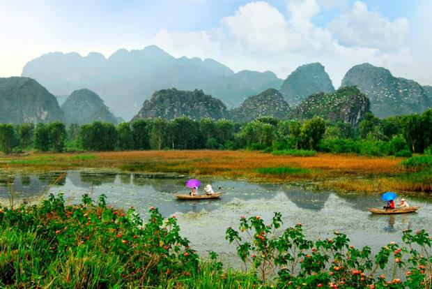 Van Long Wetland Reserve, Ninh Binh Province. Photo by Vu Duc Phuong/VnExpress Photo Contest