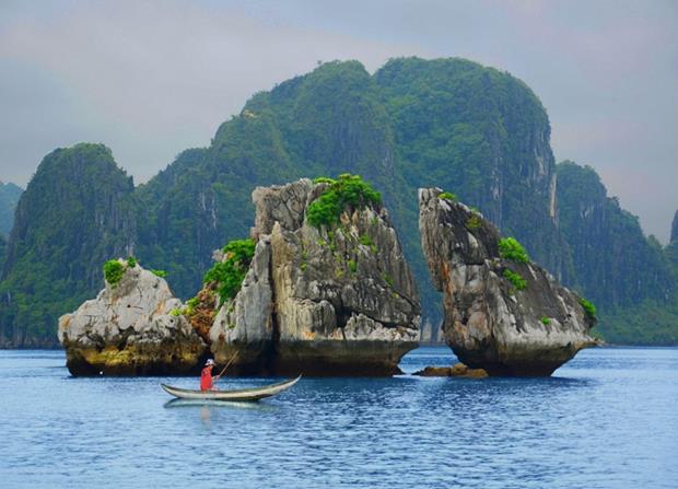 Director Jordan Vogt-Roberts chose Coc Cheo Island to film after several days looking for the perfect setting. Photo by Dang Thanh Phuong/VnExpress Photo Contest