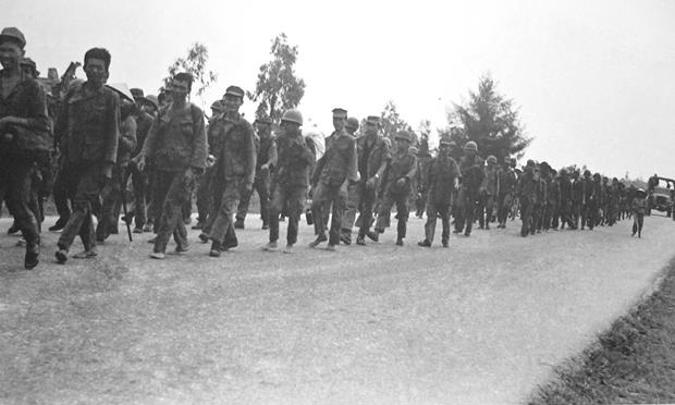     Enemy soldiers arrested after the liberation