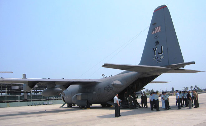 An aircraft at the airport