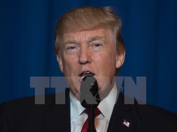 Tổng thống Mỹ Donald Trump. (Ảnh: AFP/TTXVN)