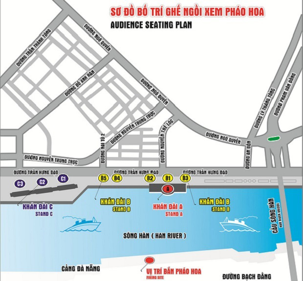 Audience seating map