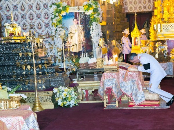 Crown Prince Maha Vajiralongkorn at the funeral of late King Bhumibol Adulyadej in October 2016. (Source: EPA/VNA)