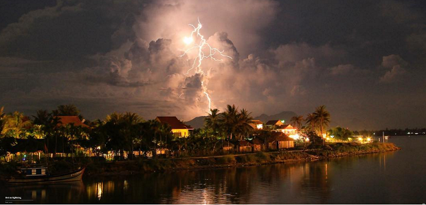 Hoi An lightning Photo by marksolon on Instagram. 