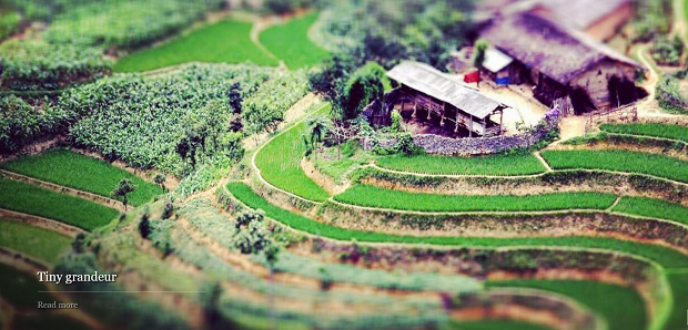 Tiny grandeur The green fields of Lung Cu, Ha Giang in an aerial shot with special effects. Photo by thangmania on Instagram.