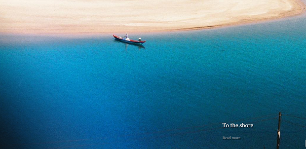 To the shore A boat on the bay of Lang Co in central Vietnam. Photo by t.h.e.b.l.u.e on Instagram.