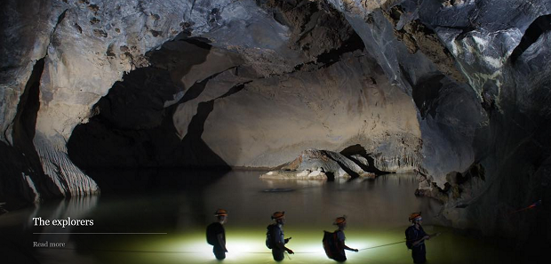 The explorers An expedition inside Son Doong Cave. Photo by jayhirsh on Instagram.