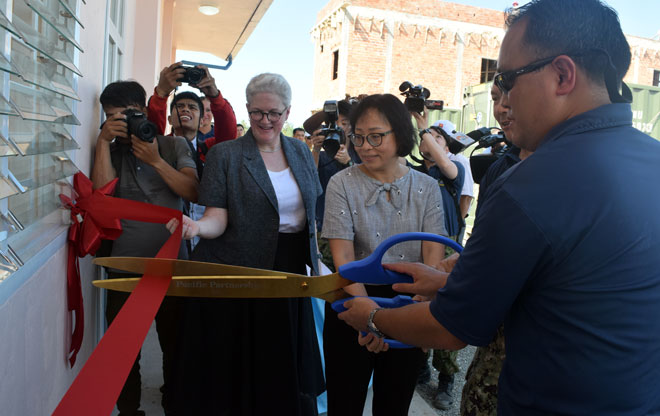 The inauguration ceremony of the Hoa Lien Kindergarten
