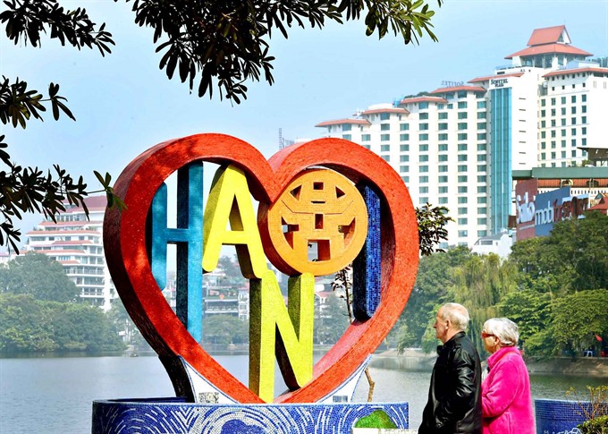 Local love: ‘Love Heart for Hà Nội’, a heart-shaped sculpture decorated with millions of ceramic tiles by Nguyễn Thu Thủy won a consolation prize at the same contest. Read more at http://vietnamnews.vn/life-style/376377/mural-painting-at-vn-airport-wins-intl-design-award.html#Sdk0lrXbgTSyiqge.99