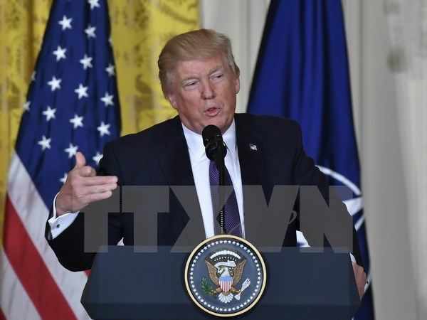 Tổng thống Mỹ Donald Trump. (Nguồn: AFP/TTXVN)