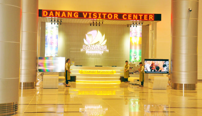 Trung tâm giới thiệu du lịch Đà Nẵng trong khuôn viên nhà ga