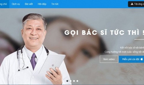 A screenshot taken from the website of eDoctor