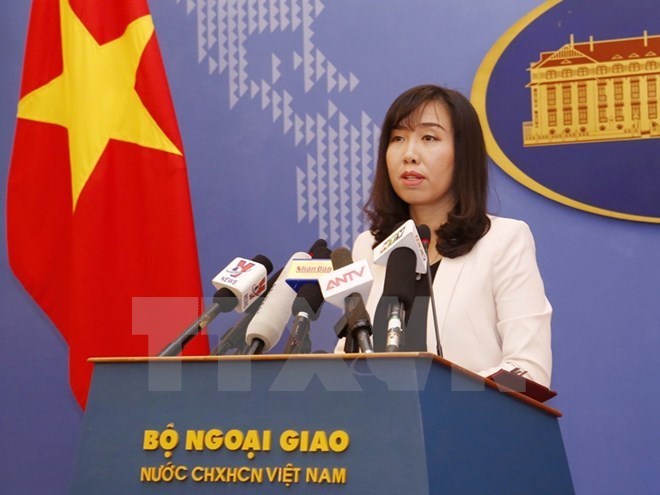 Spokesperson of the Foreign Ministry Le Thi Thu Hang (Photo: VNA) 