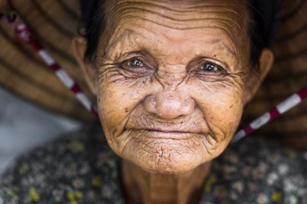 An old woman photo of Réhahn Croquevielle. (Photo courtesy Réhahn Croquevielle)